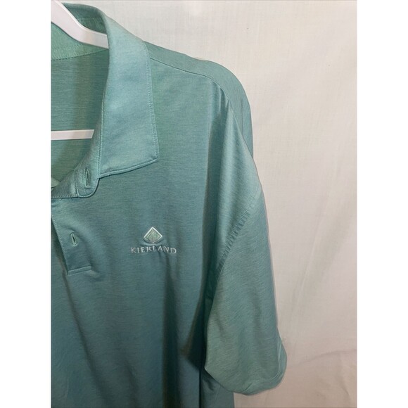 Peter Millar Polo Golf Shirt Men’s Size 2XL Blue Short Sleeve Missing Button - Picture 4 of 12